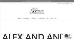 Desktop Screenshot of briannesboutique.com